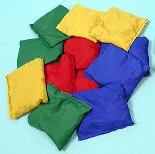 Bean Bags Bean bags are great to use as part of a sport lesson. They are good to develop throwing, catching and hand eye co-ordination.