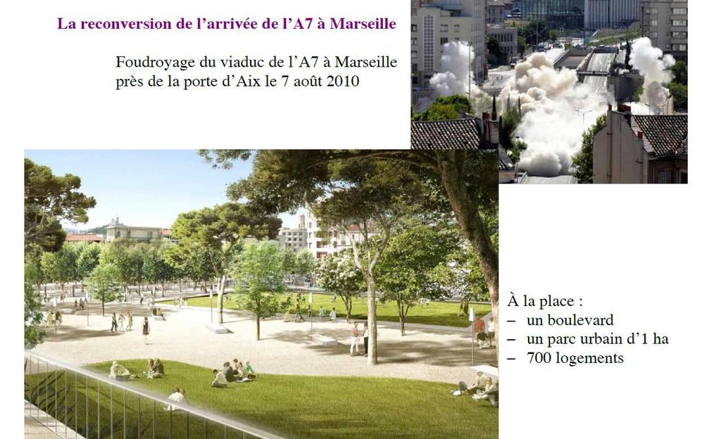 WHAT WE LEARNED Marseille 2010 A viaduct destroyed to create -a boulevard -a garden -700 apartments ANOTHER CITY, STREETS FOR EVERYONE WHAT WE LEARNED WHAT WE LEARNED Some results less accidents than