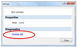 Right click on Ion Lens and select