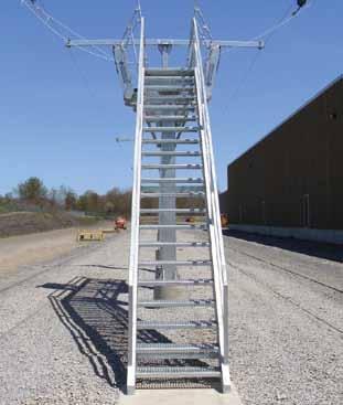 Access platforms, stairs, and gangways are simple, easy-to-use passive fall restraint systems