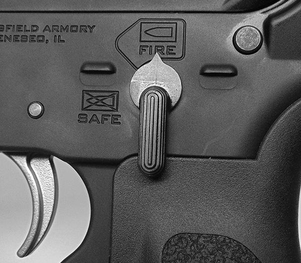 Any time the firearm is loaded the safety selector should be moved to the SAFE position (Figure 14-1).