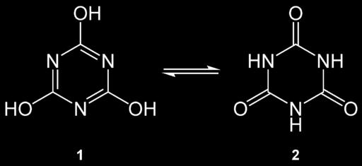 Cyanuric Acid Double headed arrow ( ) means reaction can go back
