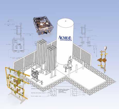 ACME COMPLETE MEDICAL GAS DELIVERY SYSTEMS Acme Cryogenics offers fully configured systems designed, installed and certified to meet today s medical gas requirements.
