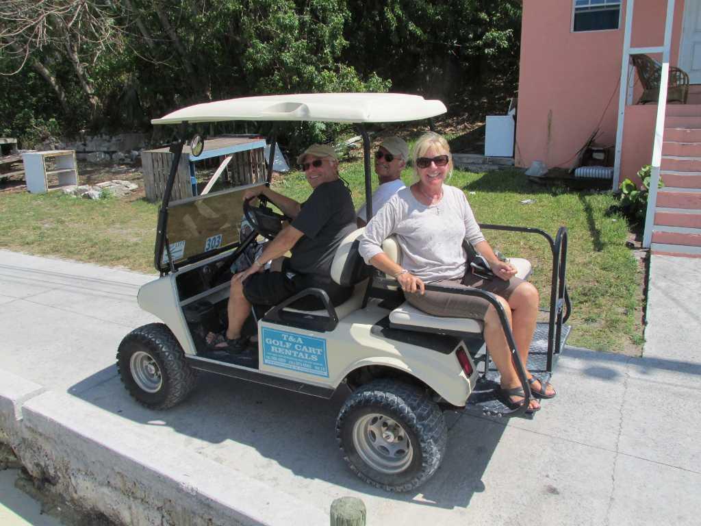 We rented this golf cart for a day on