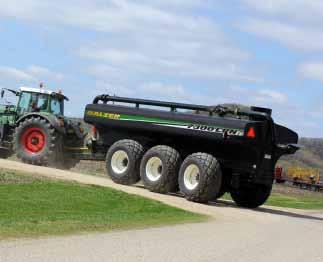 The Field Floater 4 was designed for maximum harvest efficiency.