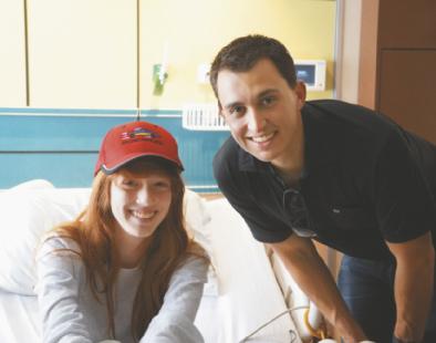 Cuddy shadowed professional racecar driver Justin Wilson on a trip to Janet Weis Children s Hospital in Danville, Pa.
