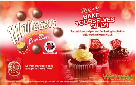 Comic Relief, registered charity 326568 (England/Wales); SC039730 (Scotland). Maltesers is a registered trademark. Mars 2015.