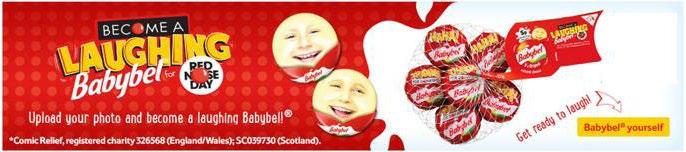 Tesco/Babybel Online Banner Do As this is Babybel talking, and uses Babybel template RND logo can appear on and off pack.