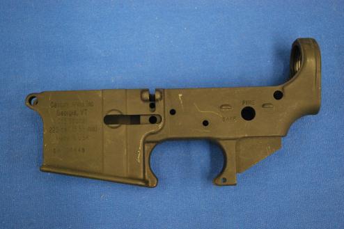 172. Century Arms C15 (AR-15) Stripped Lower Receiver Serial # CM00848 This is the receiver used by Century Arms for their Centurion 15 AR-15 clone.