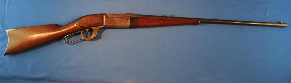 198. Savage Model 1899 Lever Action Rifle Serial # 68600, 30-30 Win caliber, 26" barrel, with fair bore having prominent rifling with dark, pitted grooves.