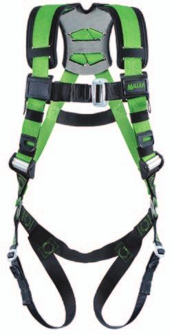 Web Finials Cam Buckle ErgoArmor Back Shield Revolution Harness with DualTech Webbing DualTech webbing is constructed of a soft, textured interior surrounded by a chemical-resistant polyester