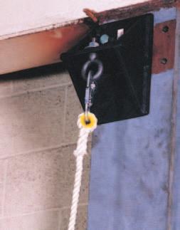 Cross-Arm Chain Easily secures to I-beams and other structures to form a temporary anchorage connector. The 6' chain safely wraps around corners and sharp edges.