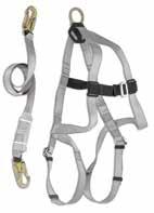 or 6 ft FP65822/6 Lanyard, (1) FP1002 Equipment Bag X-Large* (1.83 M) * Please specify harness size when ordering.