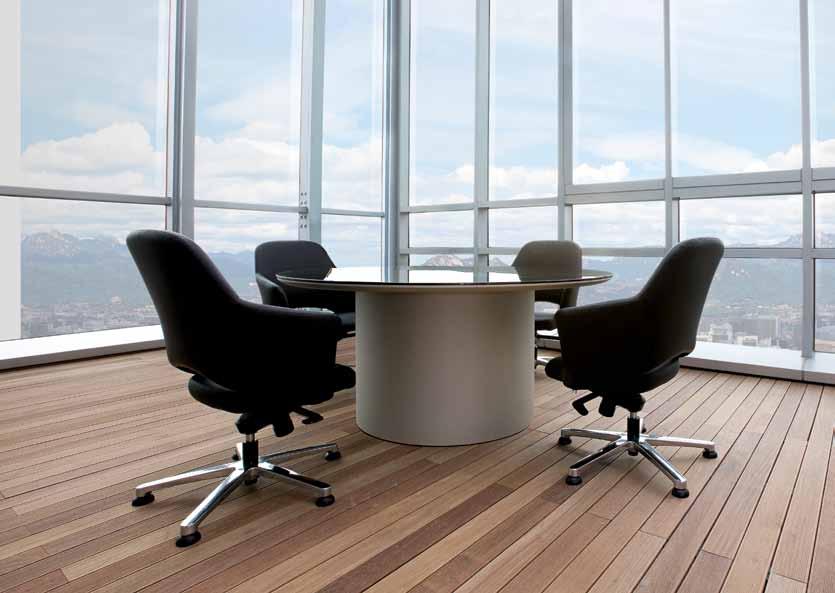 The elegantly designed INVITO chairs help facilitate successful communication in places where you make