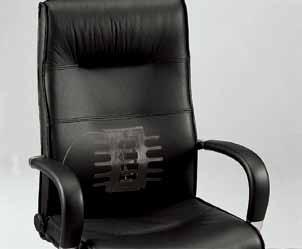 Conference executive chairs feature a unique swivel memory return mechanism that allows the chair to always return to the same set position and makes this chair ideal for executive conference