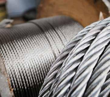 from wire rod manufactured in own steel plant Large R&D department Equipped with in-house die design shop for precision wire drawing Use only the finest wire rope lubricants from international