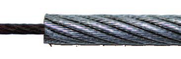 SLOPE GROOMER WINCH ROPES BS 909 S (Q) 9-strand galvanized winch rope for capstan winches, in double parallel