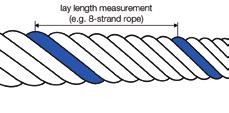 6. Ropes in operation 6.4 ACTUAL ROPE DIAMETER The actual rope diameter is usually between + 0% and + 4% of nominal diameter.
