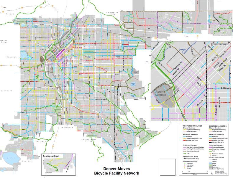Protected Bike Lanes & Neighborhood Bikeways Statement of Need Goal of 100% of households within ¼ mile a lowstress bikeway; however, currently just over 50%.