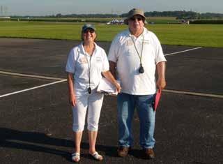 We have what we call runners who go out to the judges after every flight and pick up their score sheets and bring them to the tabulators. They also served as a bucket brigade for the judges.