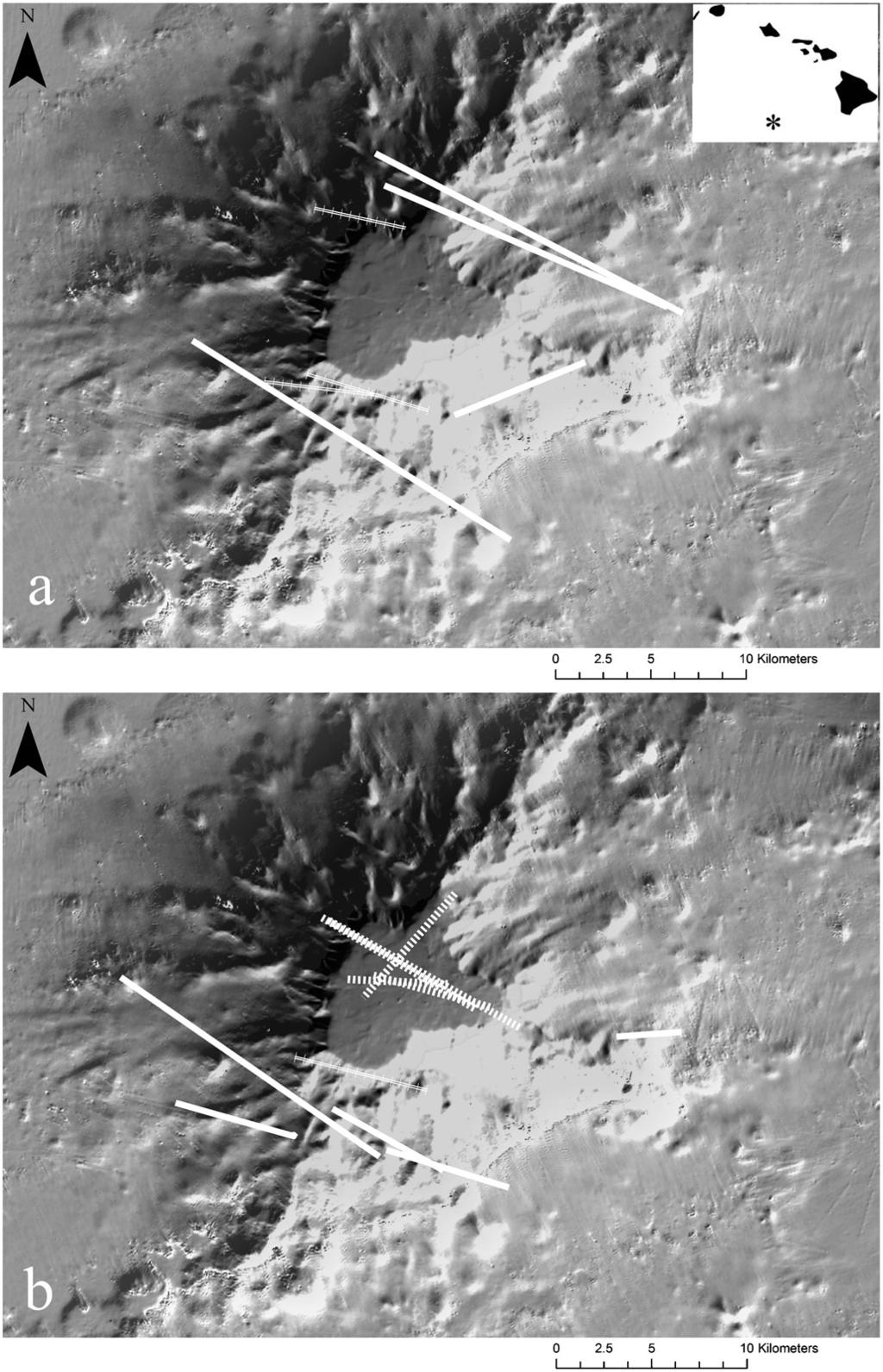 L. De Forest, J. Drazen / Deep-Sea Research I 56 (2009) 232 250 235 Fig. 1. Locations of the 18 trawls conducted over and around Cross Seamount: (a) day-deep trawls and (b) night-shallow trawls.