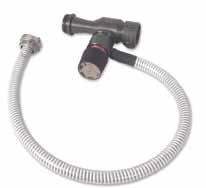 (340 lpm) Brass In-Line Eductor Set at 6% pickup rate; easily changed to 3% 54" pickup hose 2325 95 gpm (360 lpm) Brass In-Line Eductor In-Line Eductor designed for use at 125 psi (8.62 bar).