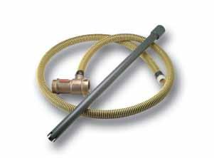 10' pickup hose & 40" tube - all PVC Style lbs. (kg).