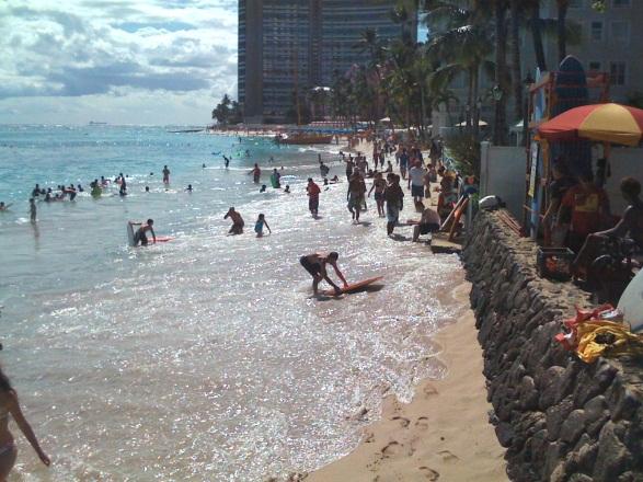 4 Waikīkī Beach has experienced chronic erosion and beach loss for many decades due to a combination of natural processes and anthropogenic