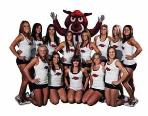 The highlights continued as Arkansas scored a 196.475 finishing fifth overall in the final team event of the 2009 season. Arkansas edged SEC-foe No.