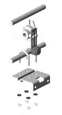 Fig. 9 Pillar actuator assembly Mounting