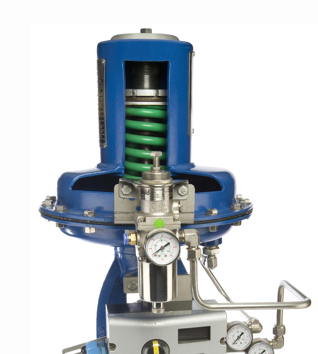07 SERIES G PNEUMATICALLY OPERATED SPRING-OPPOSED DIAPHRAGM ACTUATORS Our highly successful Series G actuators use an involute rolling diaphragm that permits long travels without the need for the