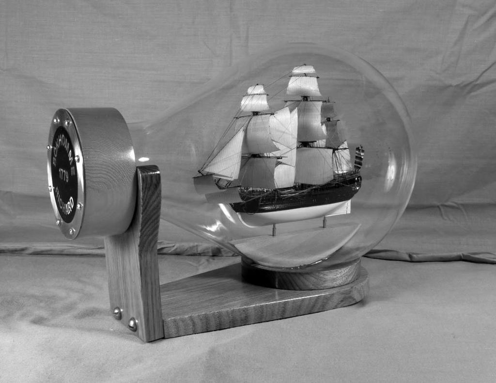BonHomme Richard as a Ship-in-Light-Bulb Model..... by John Fox III Figure 1.