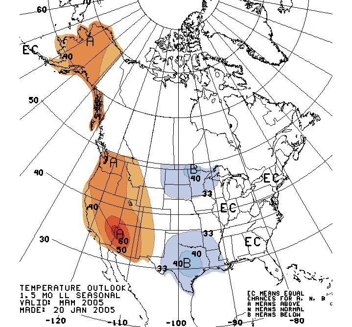 Temperature Mar-May 2005 From the Colorado Prediction Center http://www.cpc.ncep.