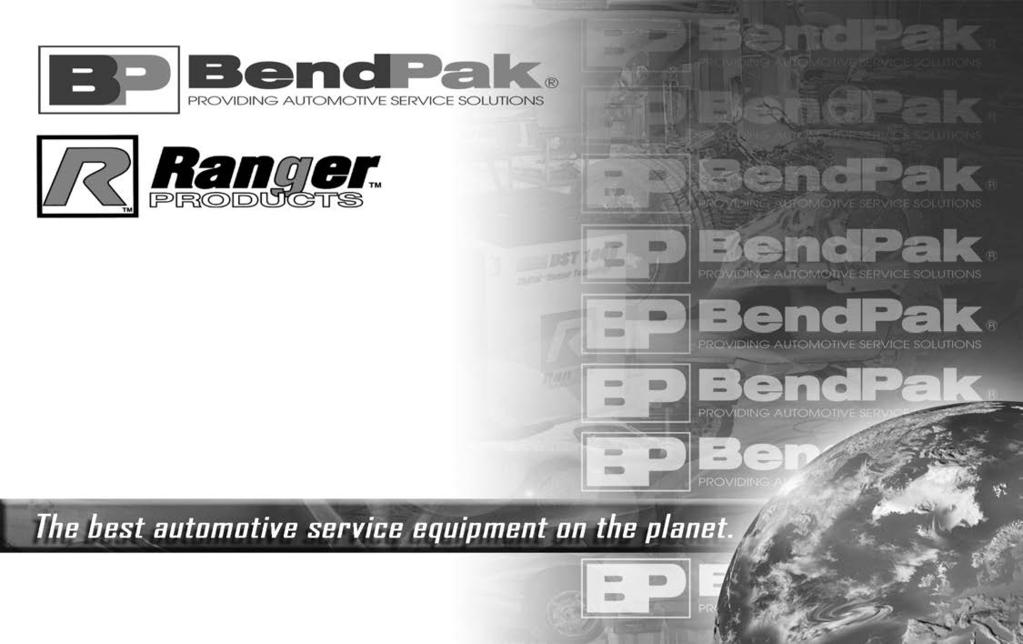 For Pars Or Service Conac: BendPak Inc. / Ranger Producs 1645 Lemonwood Dr. Sana Paula, CA.