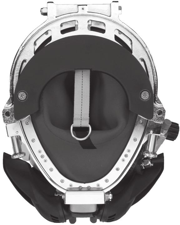 The SuperLite -17 A/B was first developed in 1975 and quickly set a new standard for diving helmet design.