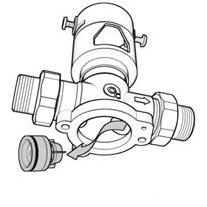 4. Remove the upstream and downstream check valves using a common pipe wrench or suitable size pliers. 5.