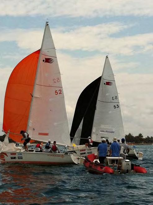 Match Racing Match Racing in Queensland had been struggling in years gone by however we are currently seeing a resurgence with the Royal Queensland Yacht Squadron and Mooloolaba Yacht Club both