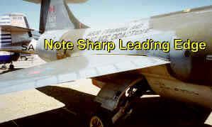 Figure 147 The problem with sharp leading edges is that they are very poor in subsonic flight because the aircraft will have very high stall speed which necessitates very long runways.