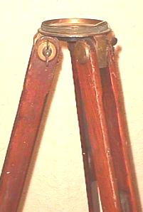 ET 7, Solid Leg Tripod, W. & L.E. Gurley Co., Troy, NY, c. 1870.