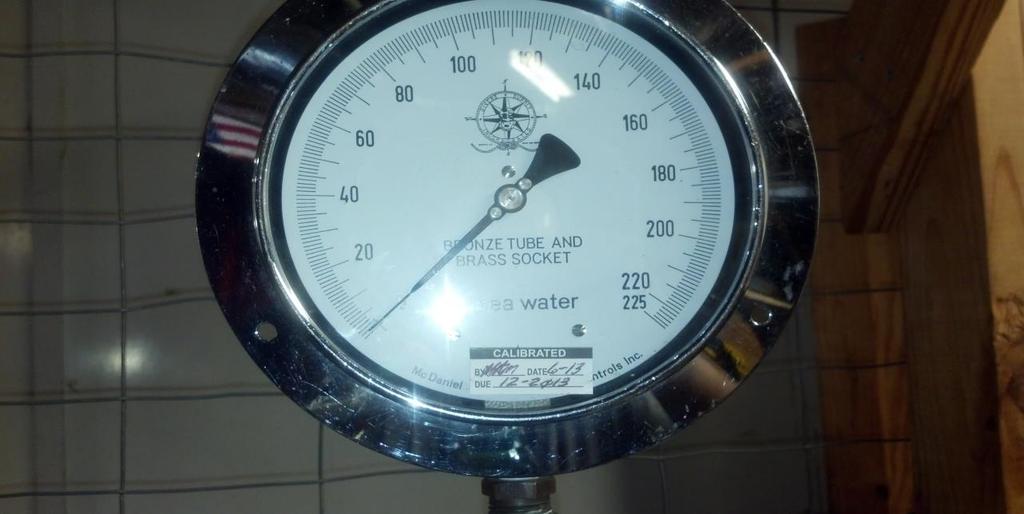 Equipment Procedures and Documentation Depth Gauges Section 6 ADCI CS -No record to indicate the semi-annual (6 mos.) calibration.