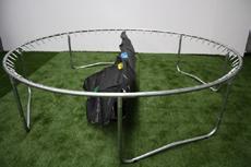 Mat Assembly Attach a spring onto your trampoline mat at both 12