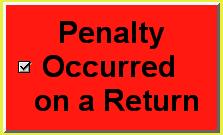 There may be a penalty type that is not listed and by selecting "Other" (Figure 33) - Figure 33 you will be able to enter the penalty type (Figure 34) by keying it in.