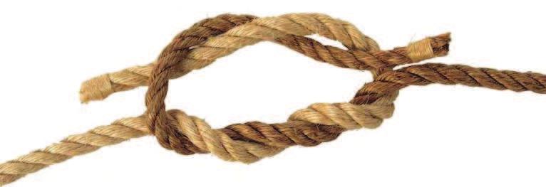 Knots tied wrong may look right - but will slip and not hold. The Christian life can not be faked.