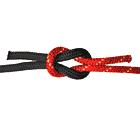 Purple and Black Cords (Tenderfoot Level Knots) Square (Reef) Knot Used to tie two ends of a single line together to secure something that is unlikely to move much.