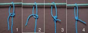 Taut Line Hitch The Taut-line hitch is an adjustable loop knot for use on lines under tension.