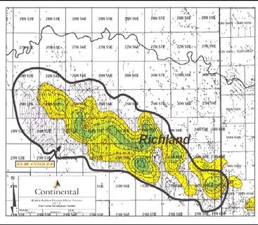 3 Project Background SPE #185028 Study Area An Evaluation of EOR Potential in the Elm Coulee Bakken Formation, Richland County, Montana Burt Todd; David Reichhardt; Leo Heath Reservoir study of