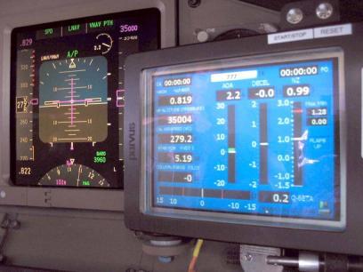 For instance, normal load factor and airspeed or Mach number error are useful to aid in flying wind-up turns.