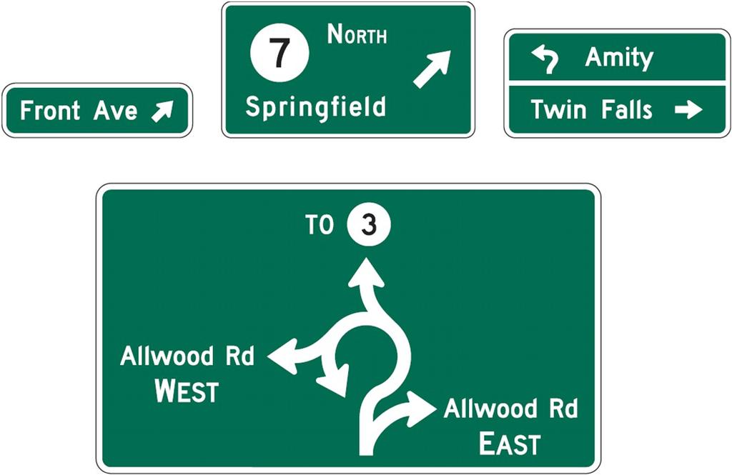 Part 2 - Signs Roundabout Signing New standard designs for