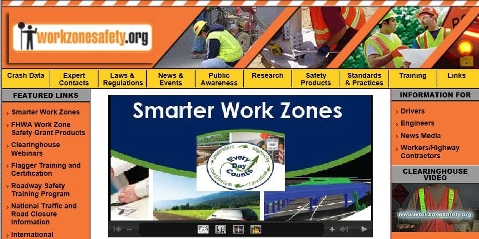 Peers, Partners and Resources Work Zone Clearinghouse