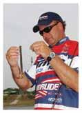 While most anglers think of the big worm as a Texas rig only presentation, Howell combined the Kut Tail with two of this generation s primary tournament tools the shakey head and the football head to